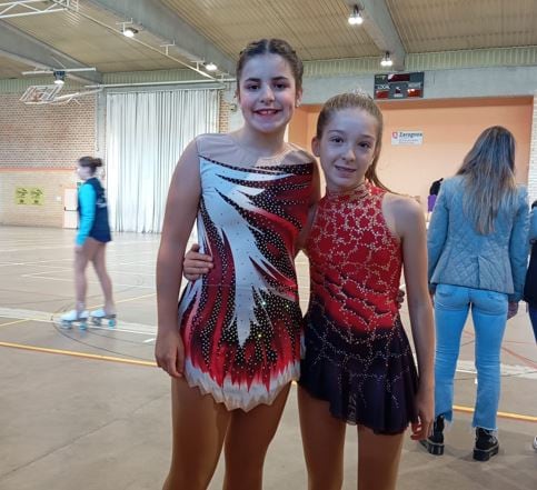 Deportistas del Club Patín Huesca en el último torneo celebrado en Zaragoza