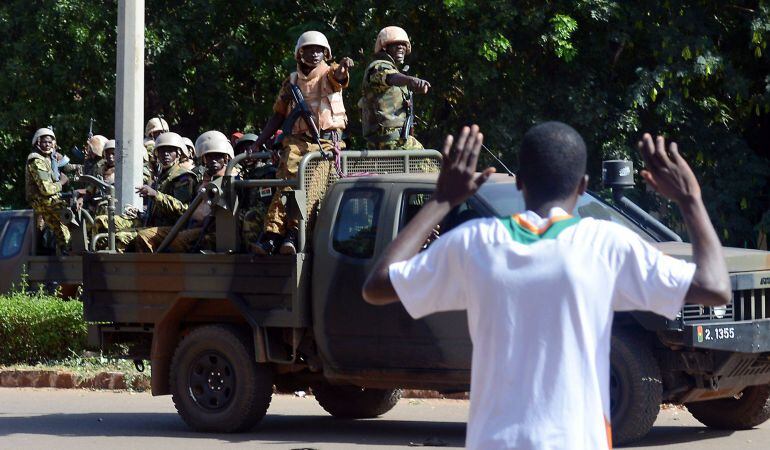 Imagen de las tropas desplegadas en Burkina Faso