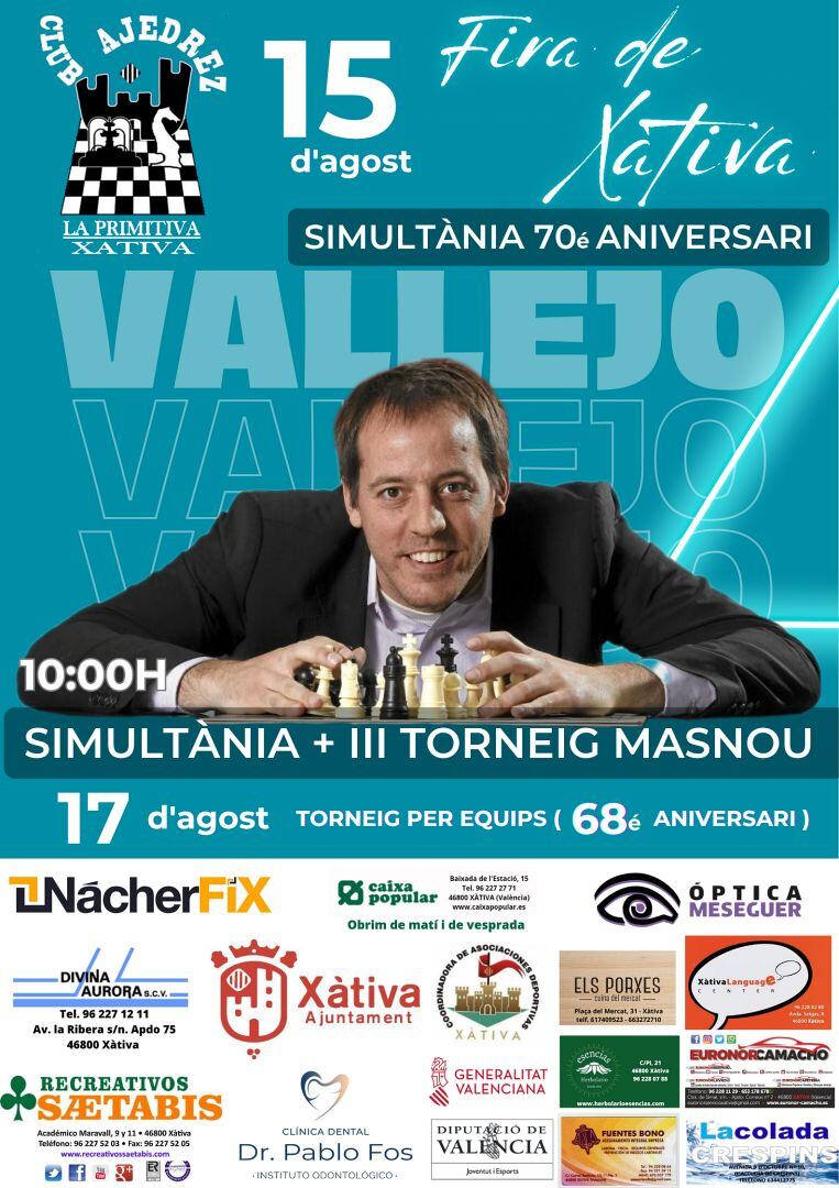 Cartel Simultánea La Primitiva Xàtiva (Imágen: La Primitiva Xàtiva)