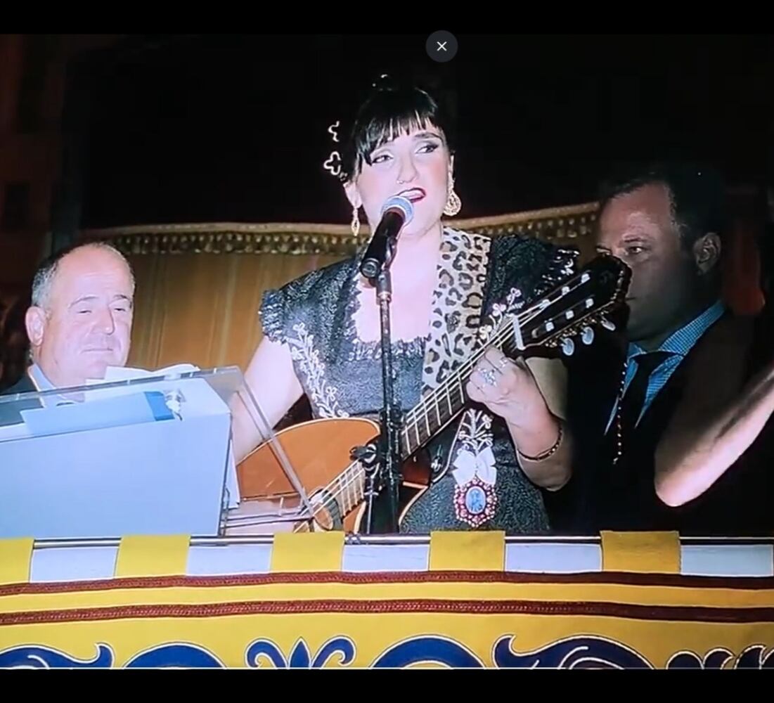 María Rozalén, durante su pregón de la Feria de Albacete 2022