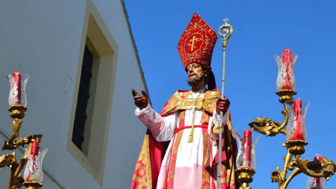 San Blas en su tradicional procesión