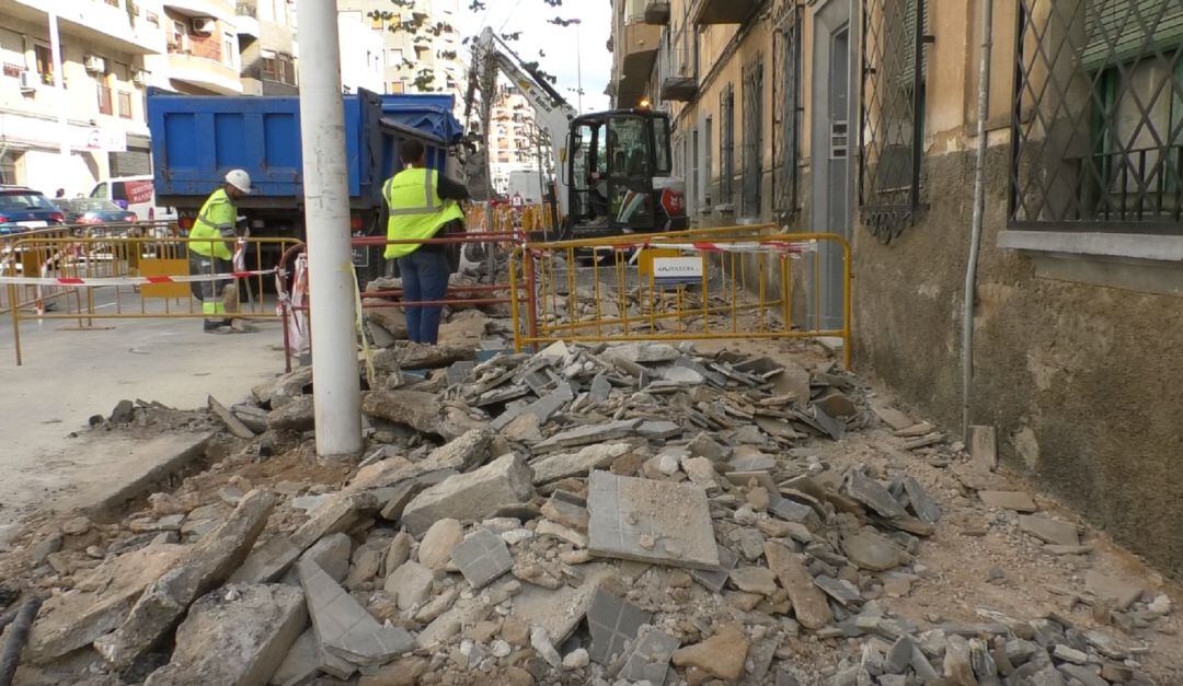 Obras en Capitán Antonio Mena