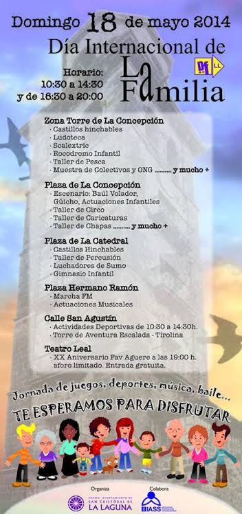 Programa de actos del día de la familia (La Laguna)