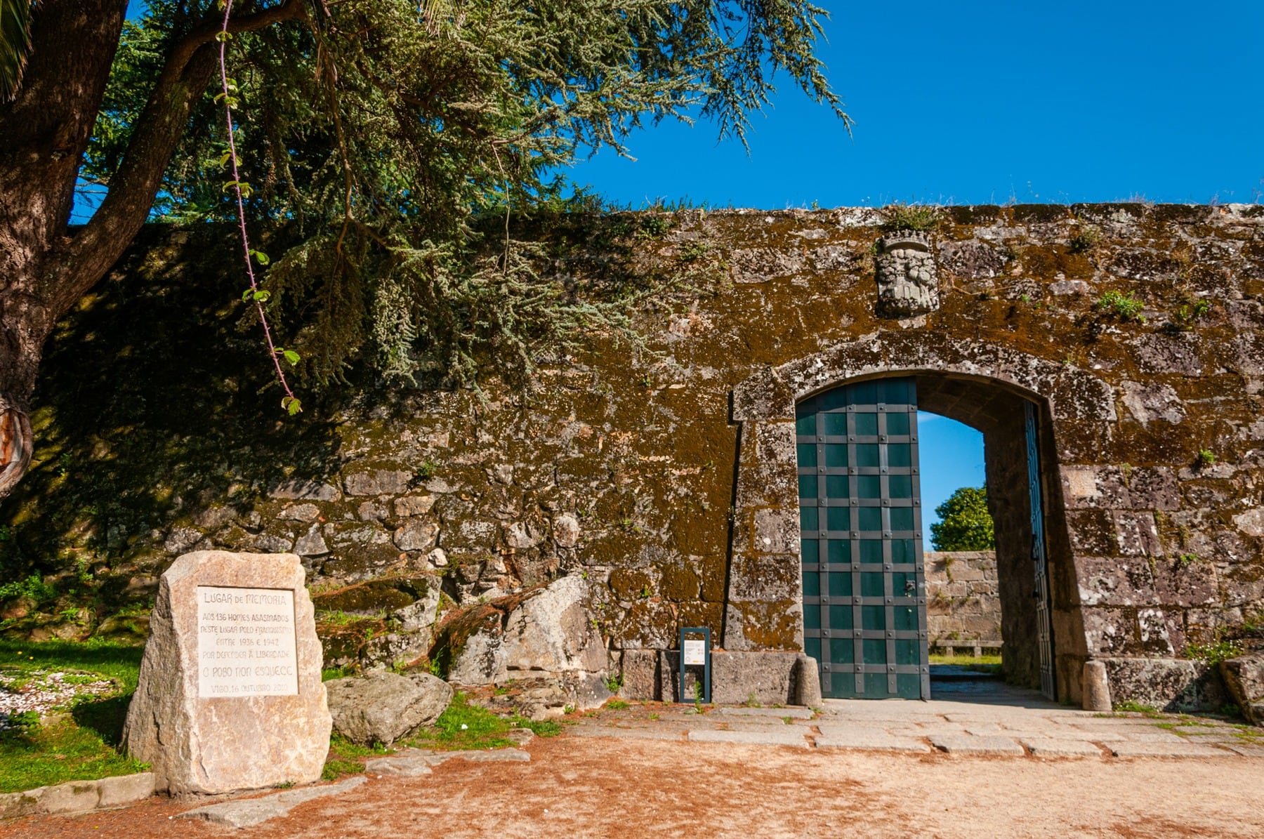 Murallas de O Castro, donde tuvieron lugar los fusilamientos