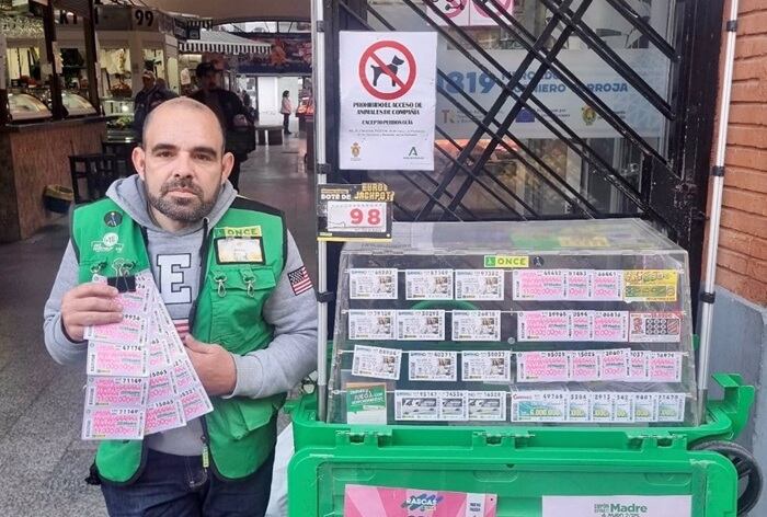 Vendedor del premio validado en Algeciras