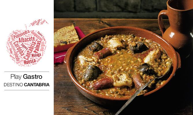 El cocido montañés es uno de los iconos gastronómicos de Cantabria.