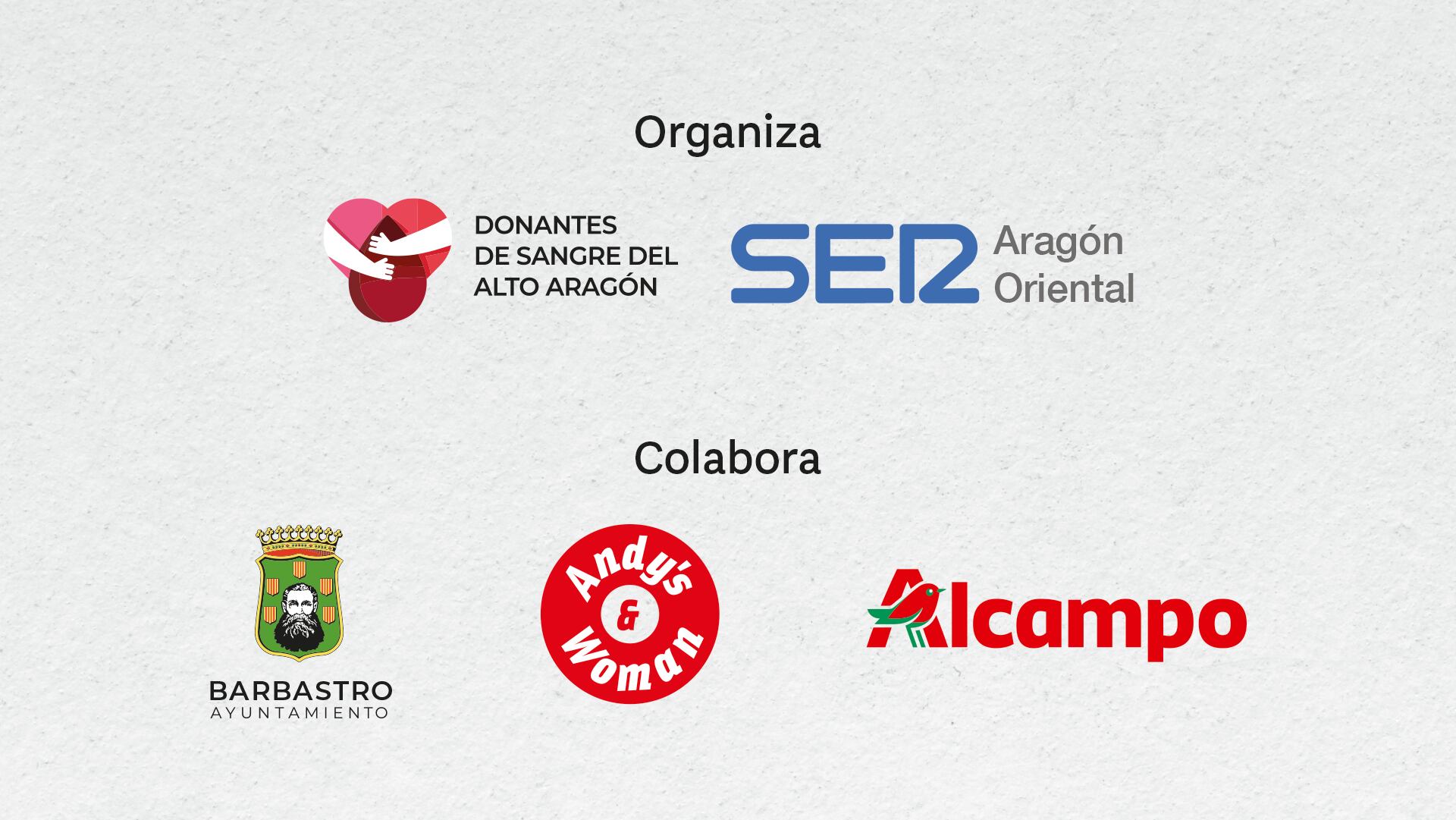 Organizadores y colaboradores del Maratón de Sangre que se celebra en Barbastro