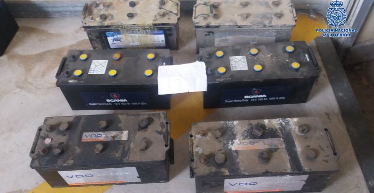 Baterías de camiones robadas en Toledo