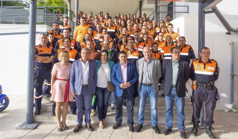 Foto de familia en la jornada de inauguración