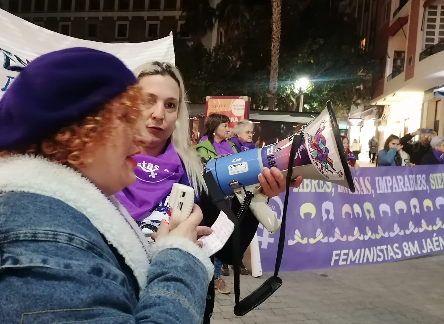 Una manifestación de Feministas 8M Jaén