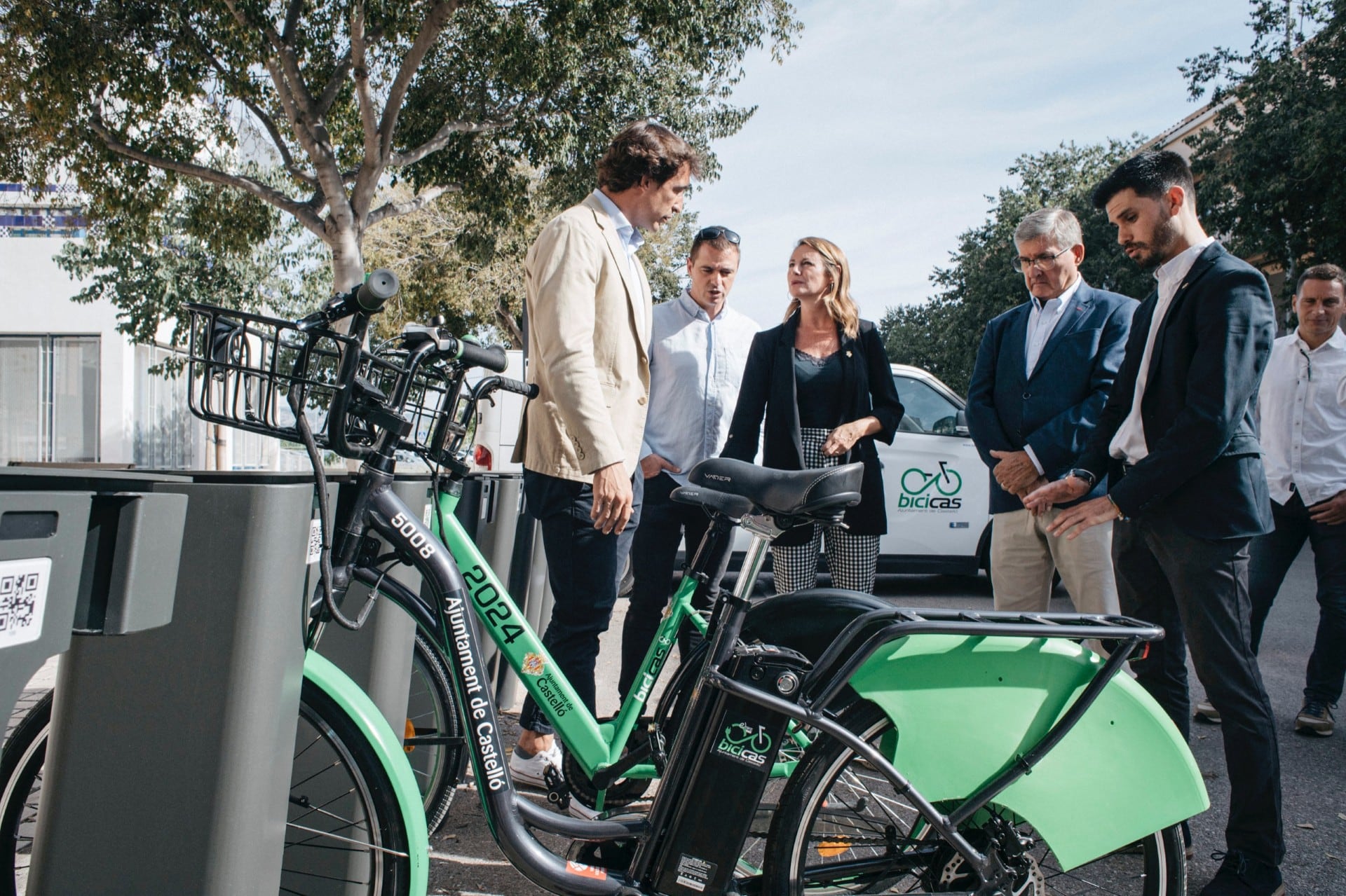 El Ayuntamiento de Castellón presenta el nuevo servicio de Bicicas.