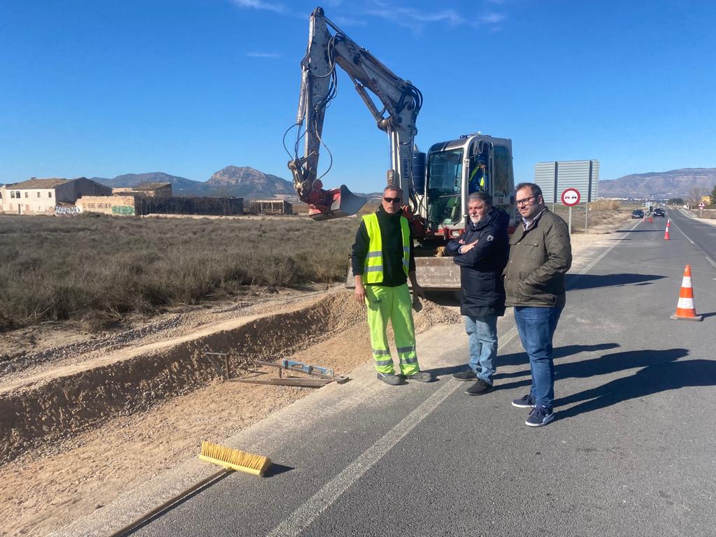 carretera en obras