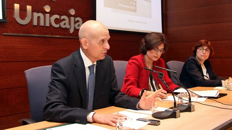 Rueda de prensa de los expertos económicos de Unicaja Banco
