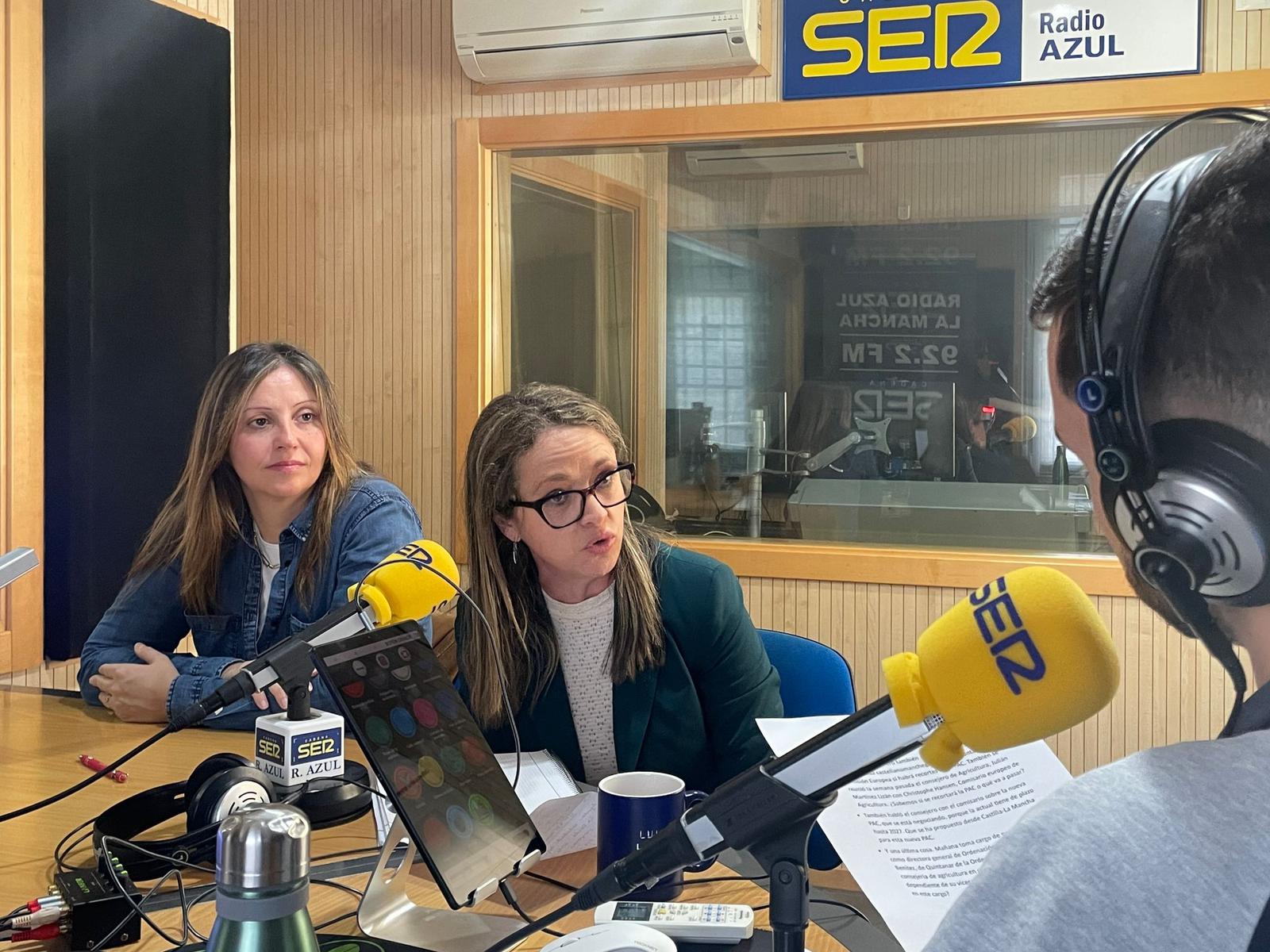 Gracia Canales, Viceconsejera de Política Agraria Común y Política Agroambiental, en Radio Azul-Cadena SER