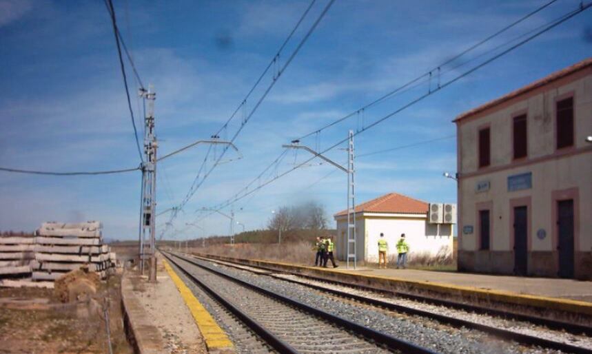 Estación de Espinosa de Villagonzalo (Palencia)