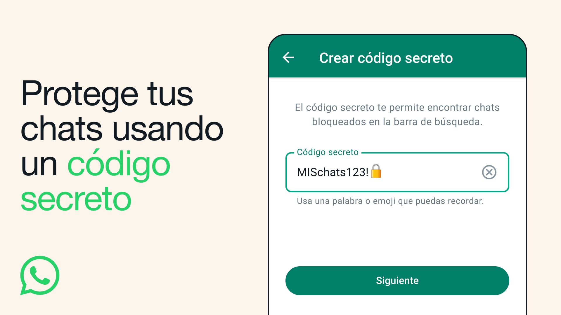 Ya puedes proteger tus chats mediante código secreto.