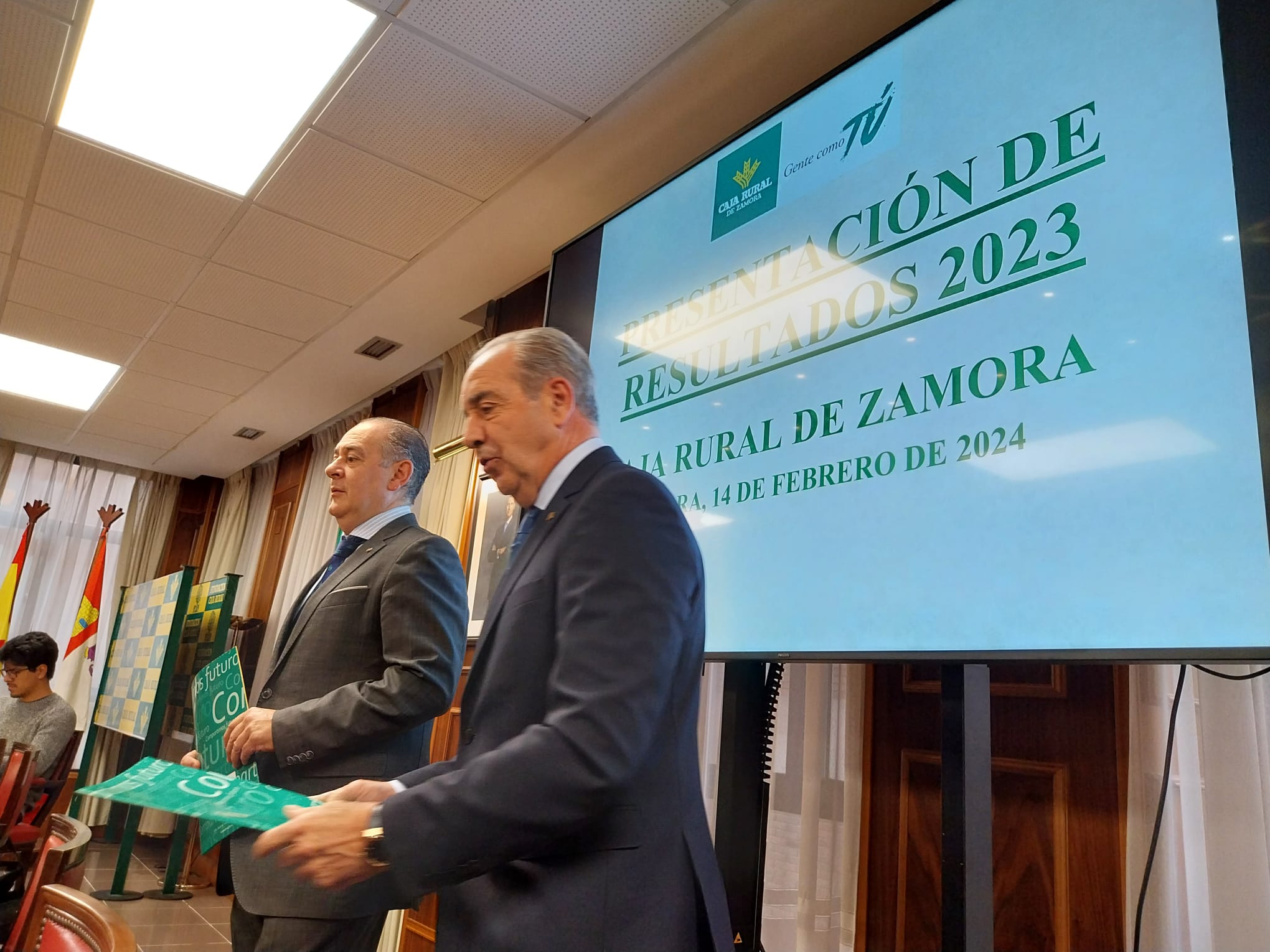 Presentación de los resultados de Caja Rural de Zamora en el año 2023