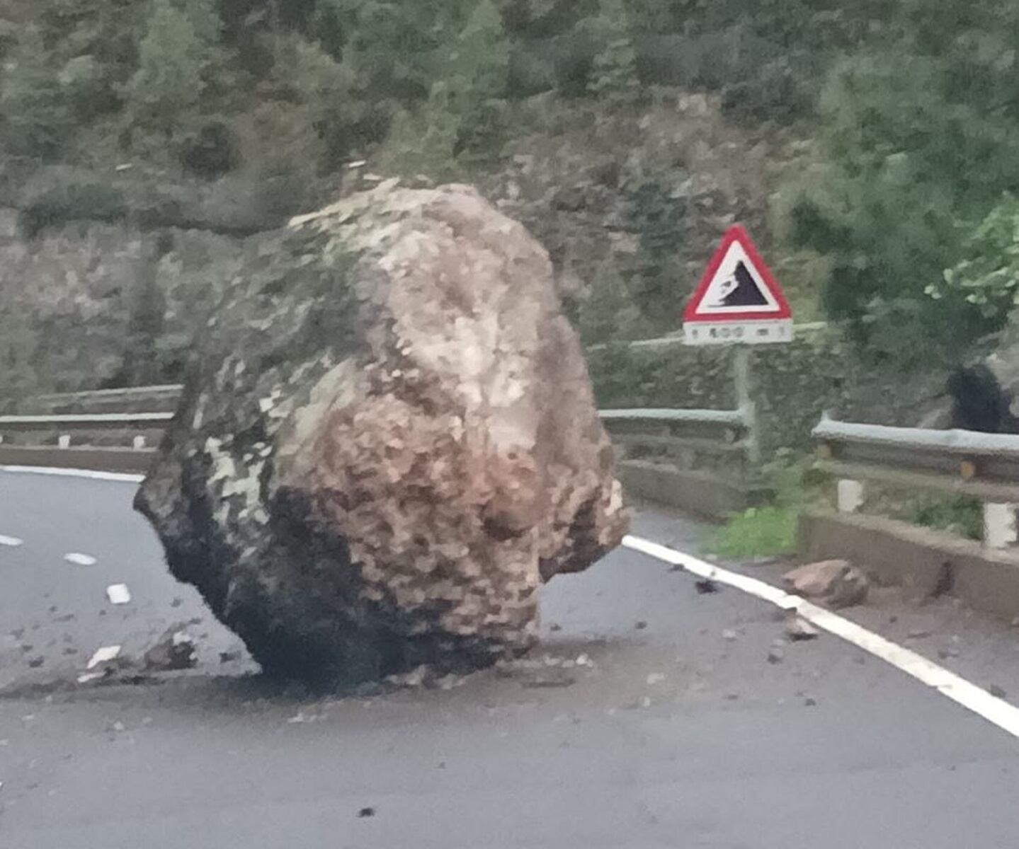 Desprendimiento en Las Tricias, La Palma