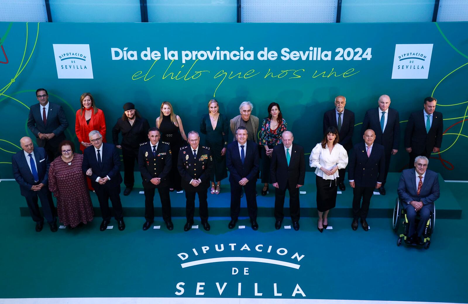 Galardonados con el Día de la Provincia de la Diputación de Sevilla