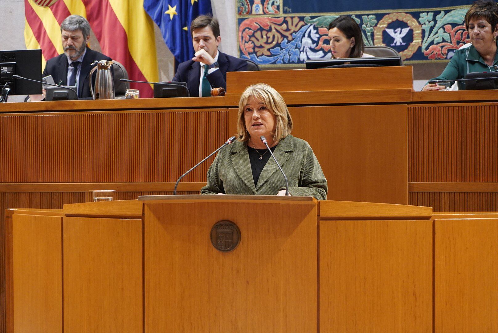 Tomasa Hernández, consejera de Educación del Gobierno de Aragón, que ha abierto la posibilidad de concertar el Bachillerato