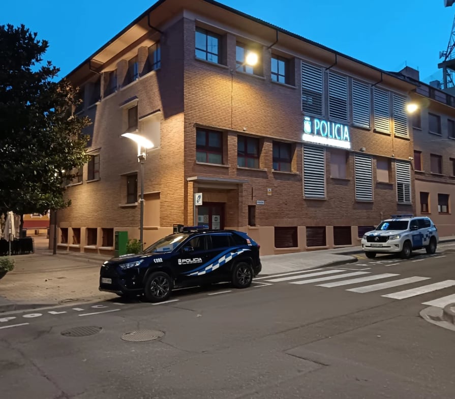 Imagen de archivo de la Policía Local de Ejea