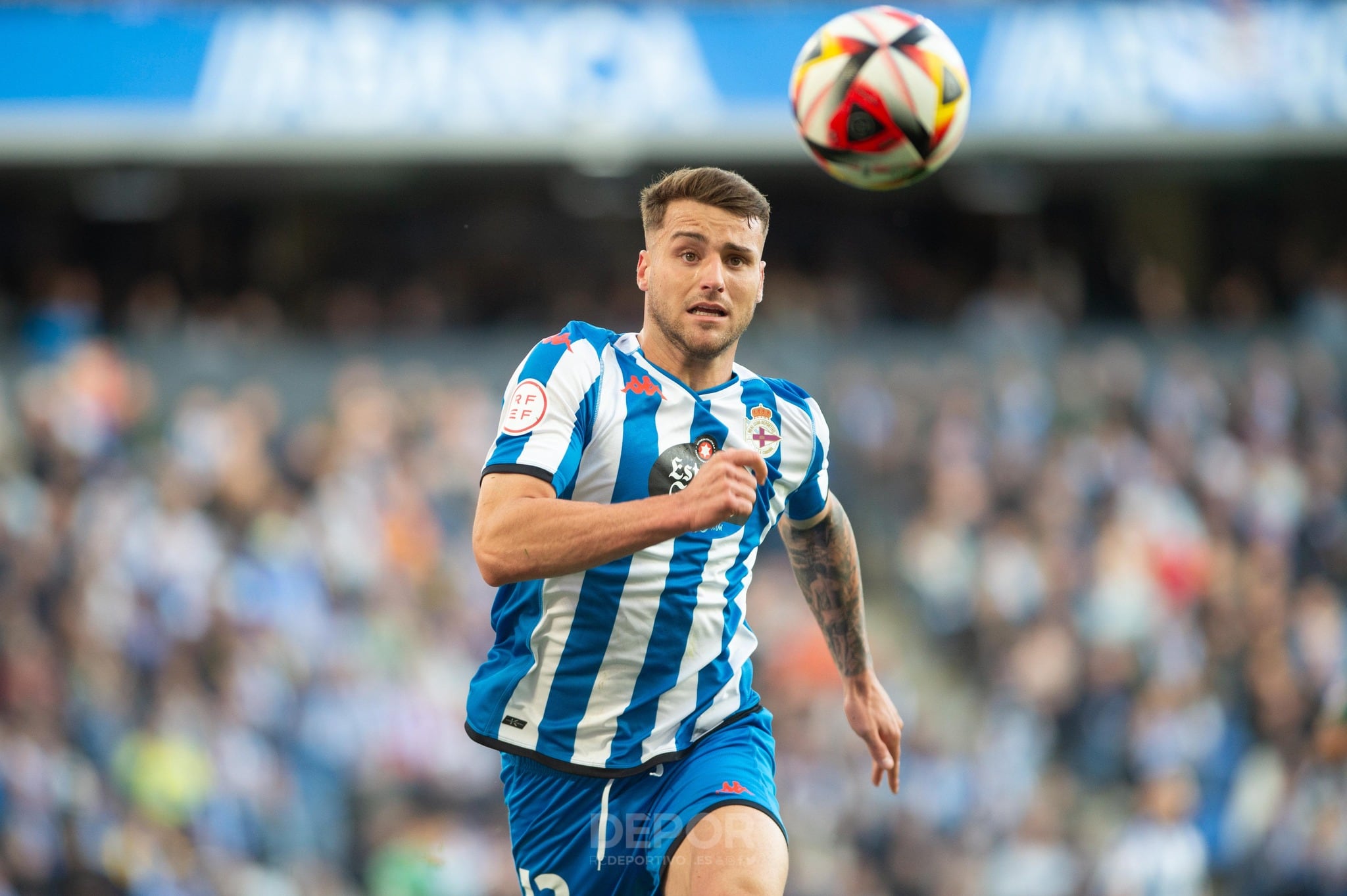 Raúl Alcaina, habitual en las segundas partes del Dépor, acepta su rol y recuerda que está aqui para ayudar al equipo