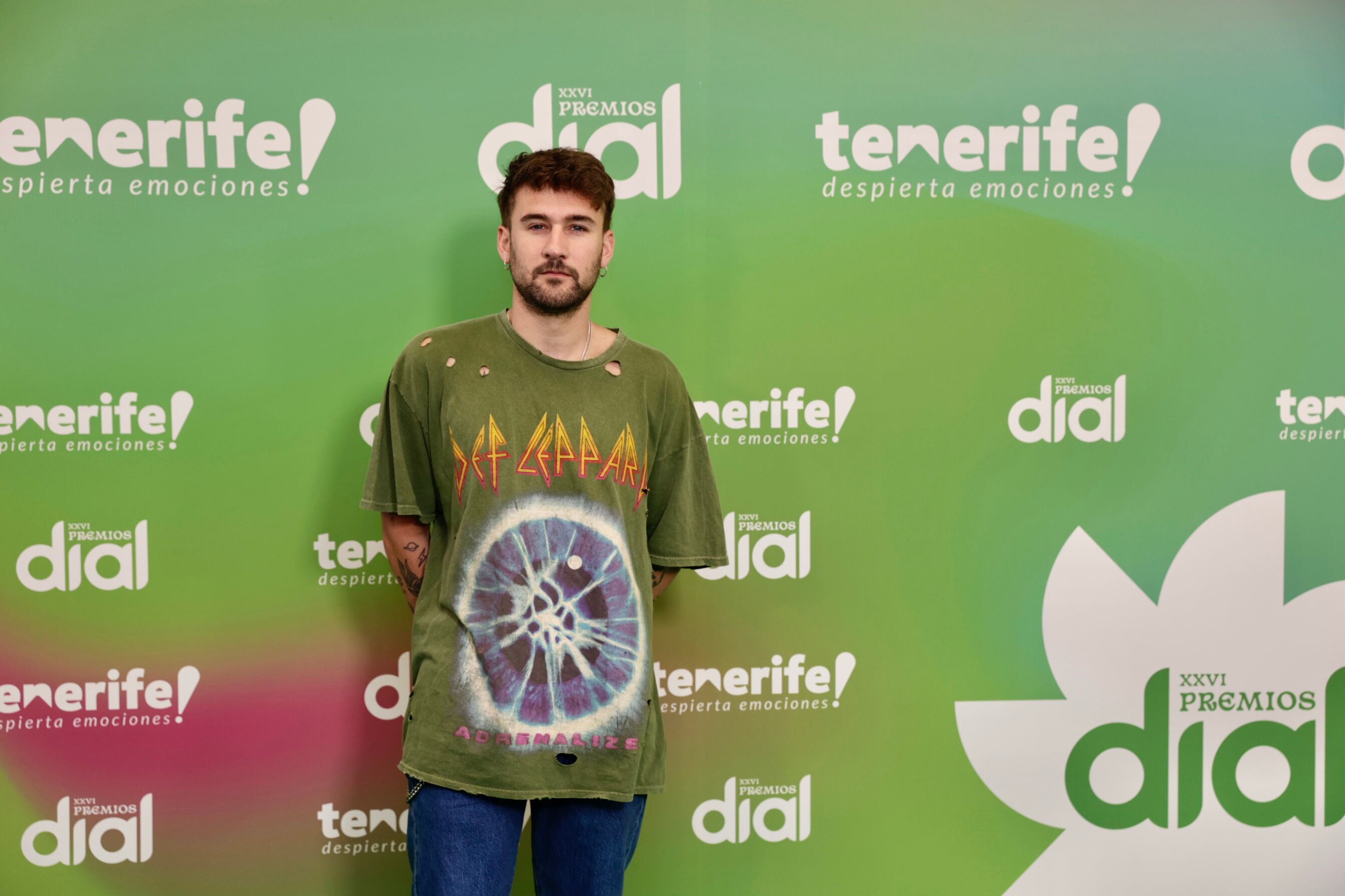 Dani Fernández en la presentación de los Premios Dial