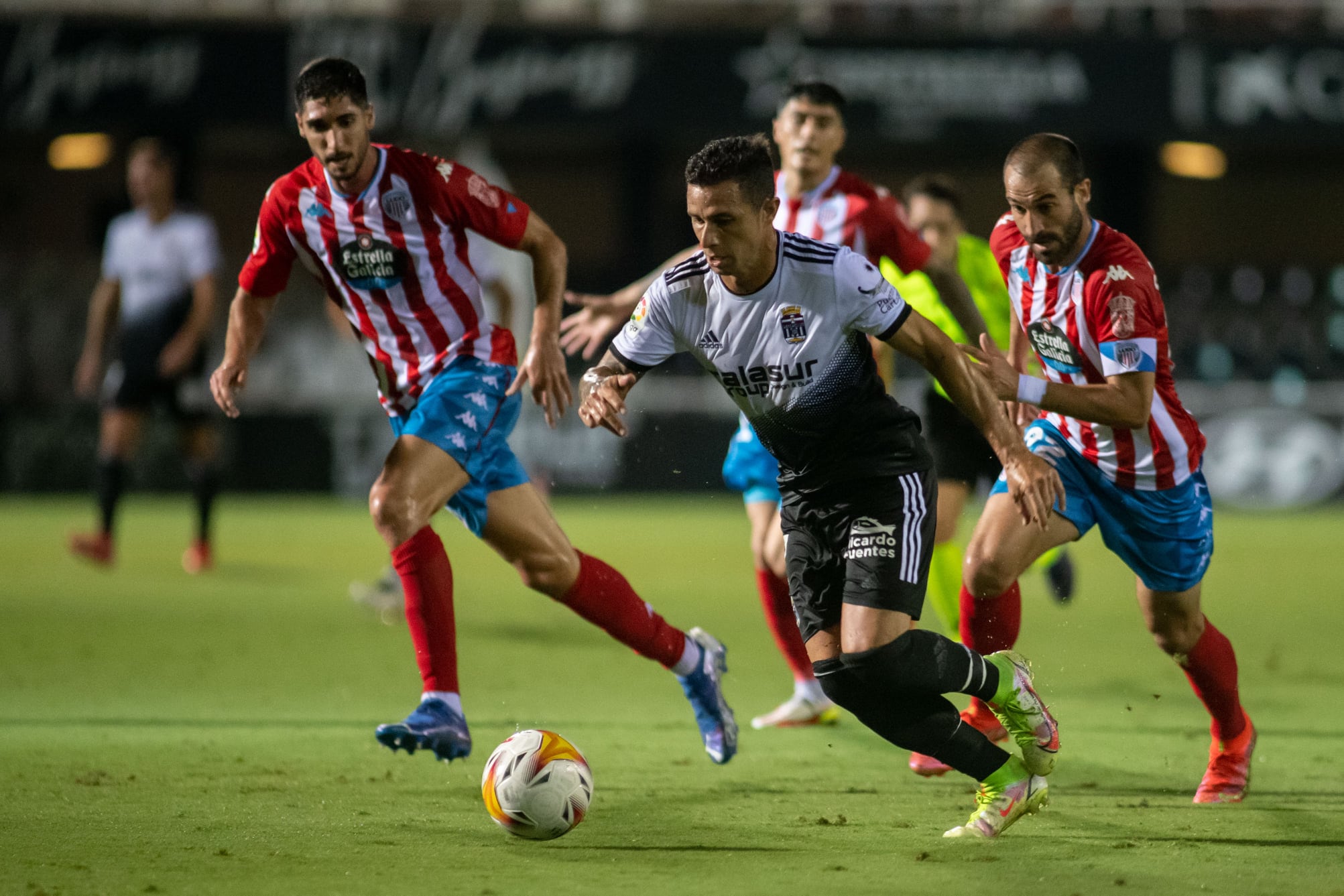 Rubén Castro durante el partido de ida ante el Lugo