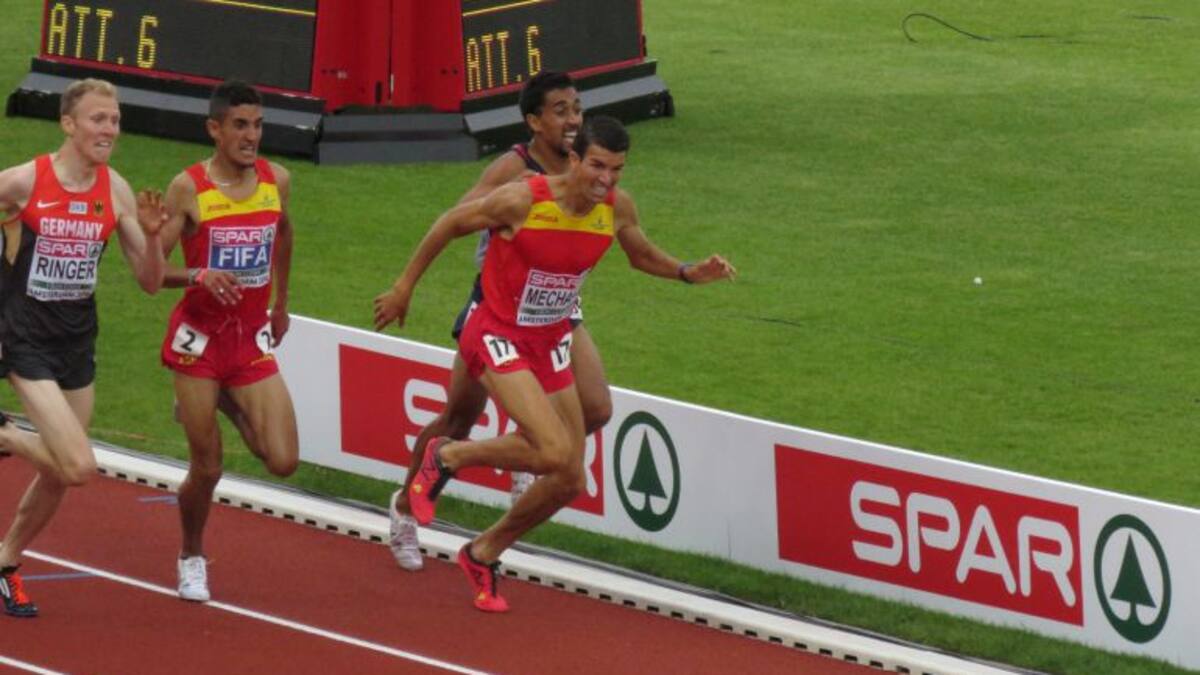 Agónico doblete español en los 5.000 metros de Ilias Fifa y Adel Mechaal
