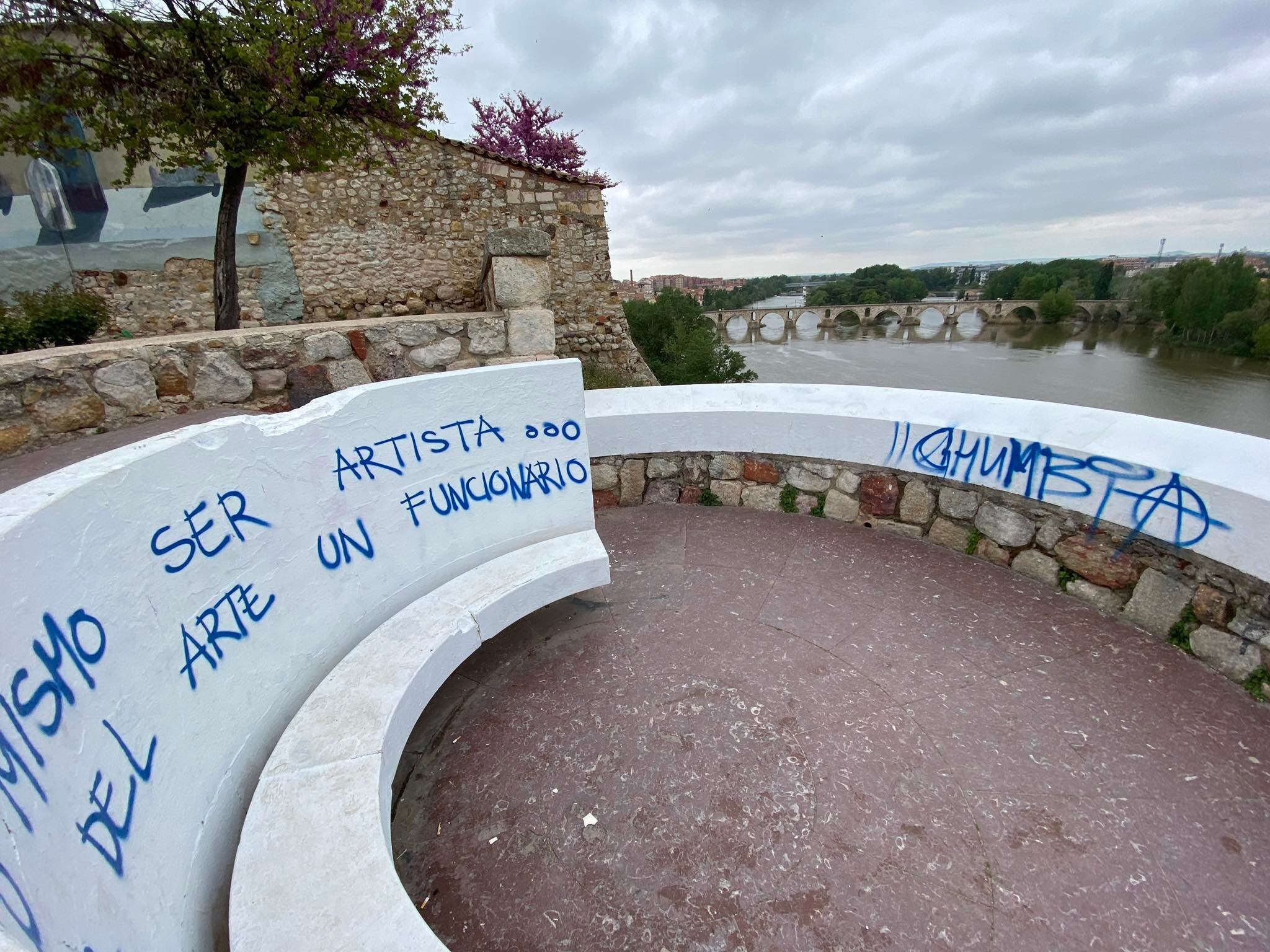 El mirador del Troncoso, esta mañana