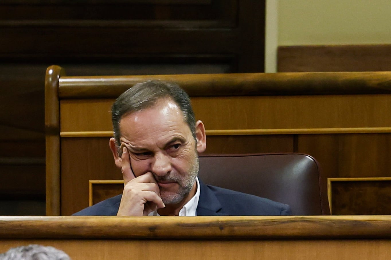 El exministro José Luis Ábalos, durante el Pleno del Congreso celebrado el pasado 22 de julio