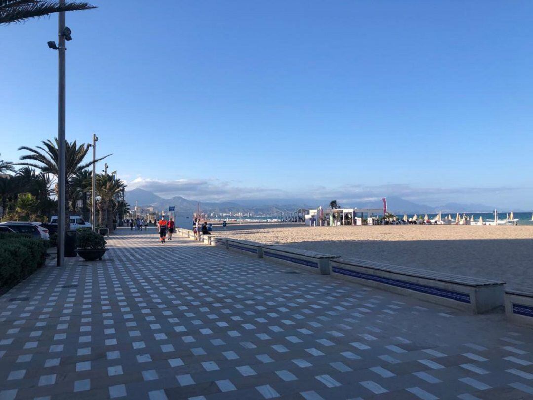 Paseo Marítimo y playa desalajodas este miércoles en Valencia