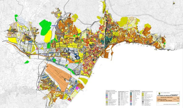 Plan urbanística de Málaga