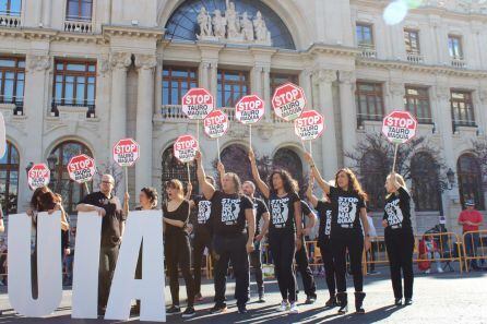 Protesta contra los toros