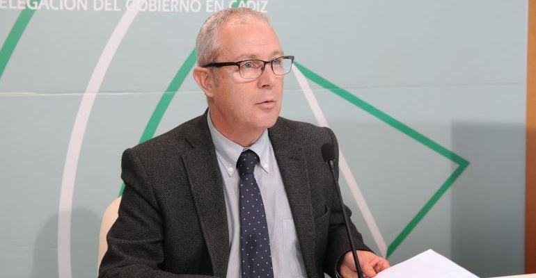 Belizón en una conferencia de prensa