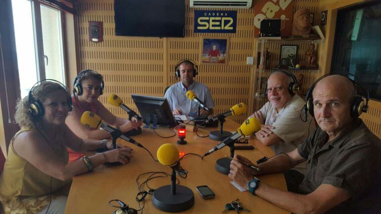 De izq. a dcha: Candy Grimaldi, Pilar García, Manuel Salomón, Fernando de la Riva y Francisco Gómez