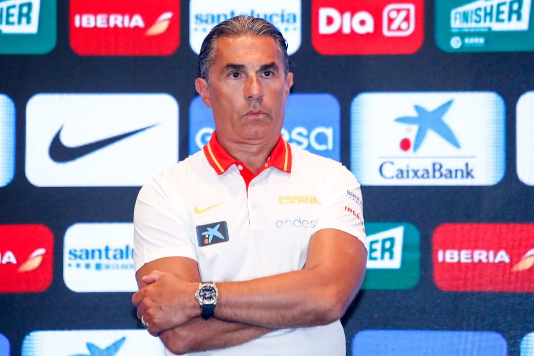 Sergio Scariolo, entrenador de la selección española de baloncesto