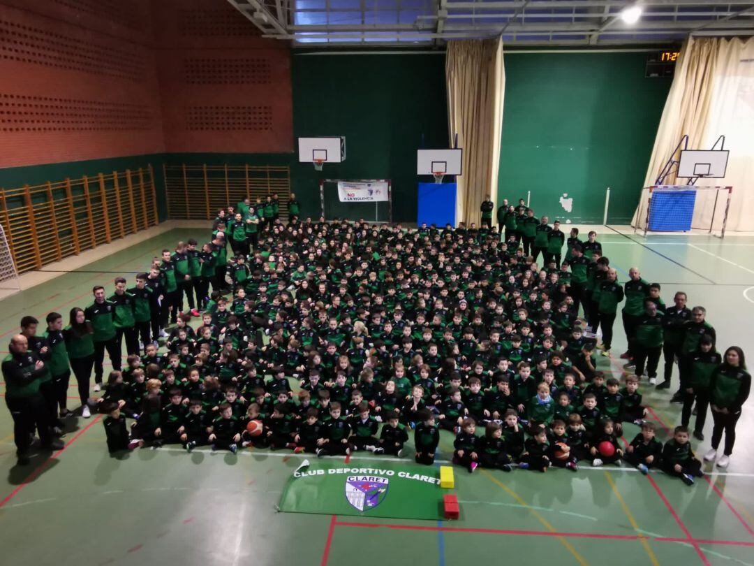 Foto de familia del CD Claret