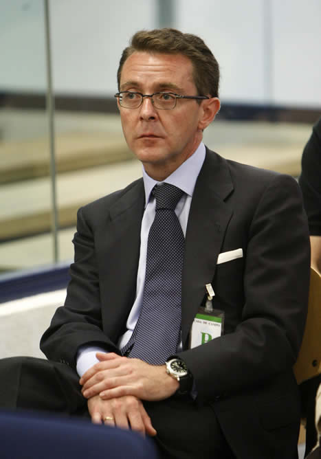 Antonio Camacho, en la primera sesión del juicio