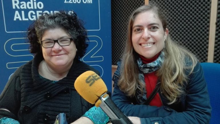 Leonor Gallego y Mari Carmen Santos, directora y secretaria respectivamente del CEIP San Bernardo de Algeciras.