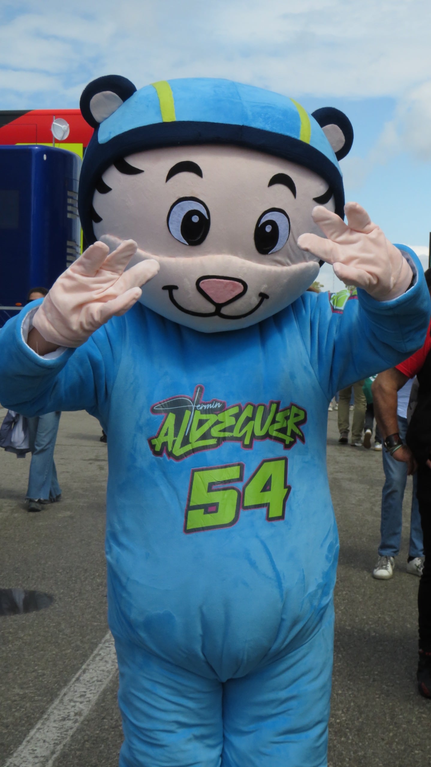Mascota en el Circuito de Jerez
