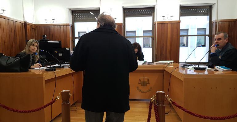 Uno de los momentos del juicio