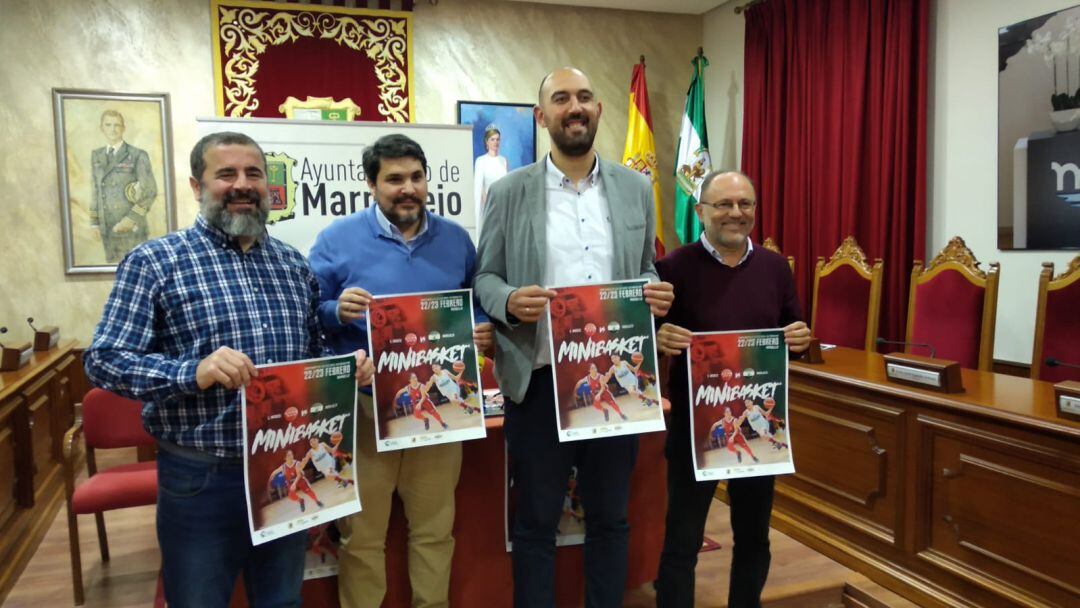 Presentación del encuentro de minibasket entre las Selecciones de Andalucía y Madrid.