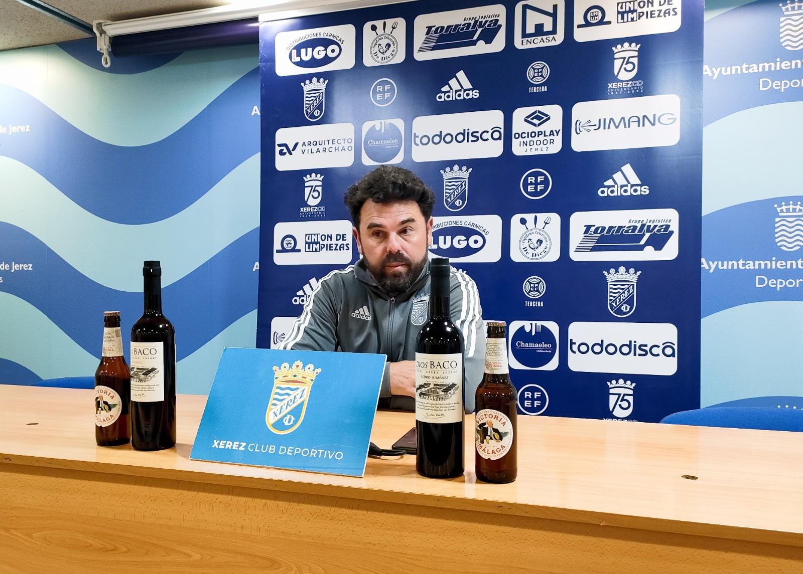 Juan Pedro Ramos durante la rueda de prensa