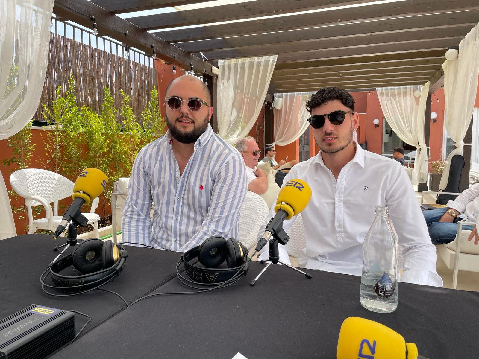 Francisco José Corbacho y Guillermo Corbacho, componentes del dúo Cabeza y Media Flamenco.