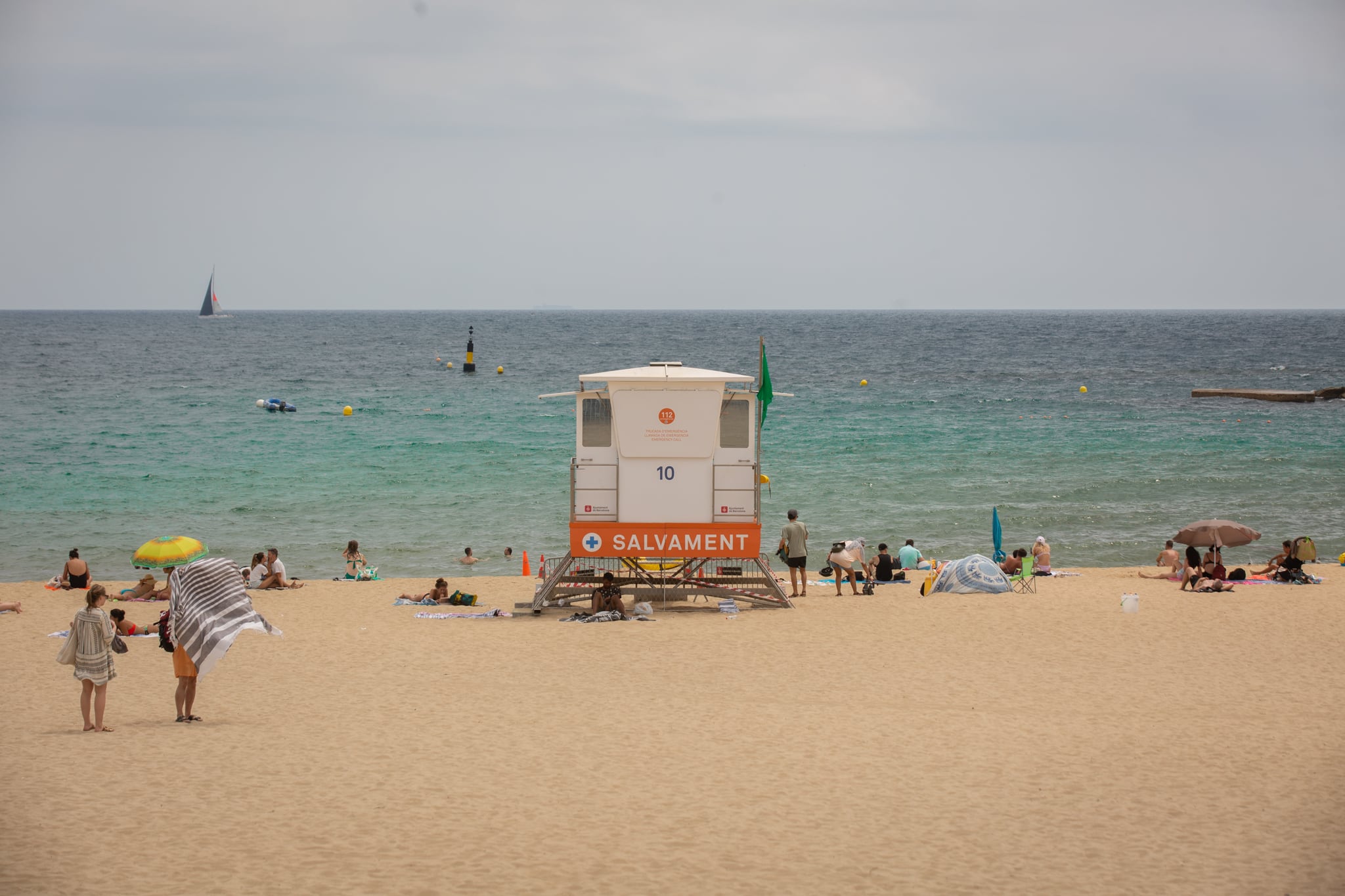 Playa del Bogatell (Barcelona).