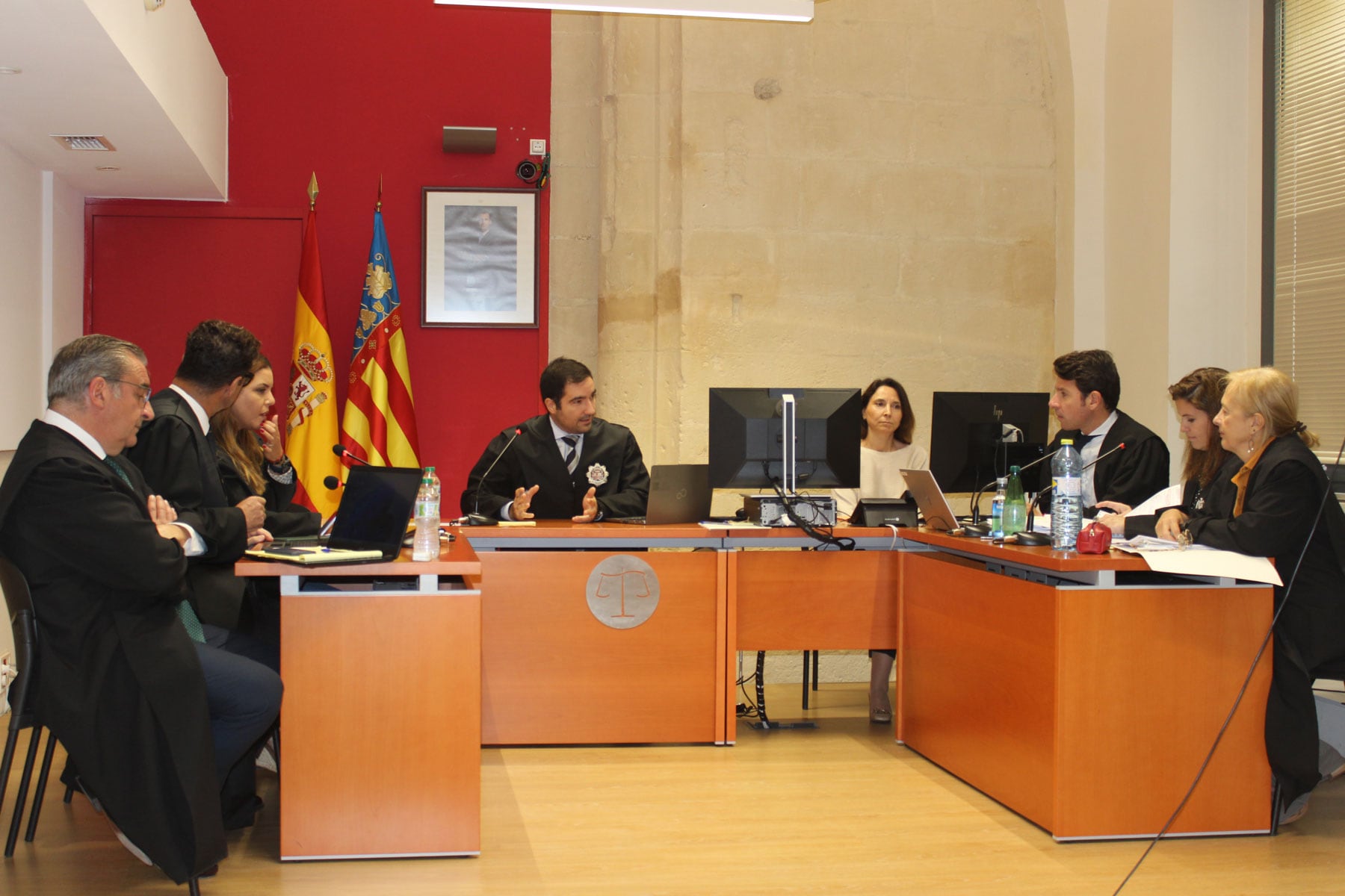 Imagen de archivo de la última jornada del juicio DomusVi en Alcoy