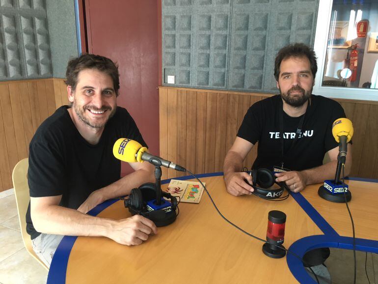 Enric Blasi de La Baldufa y Víctor  Beltrán de Teatre NU