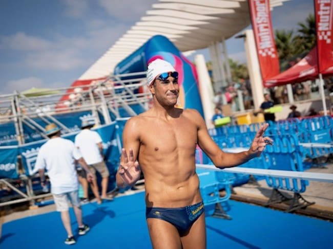 Travesía a Nado puerto de Málaga/ Málaga