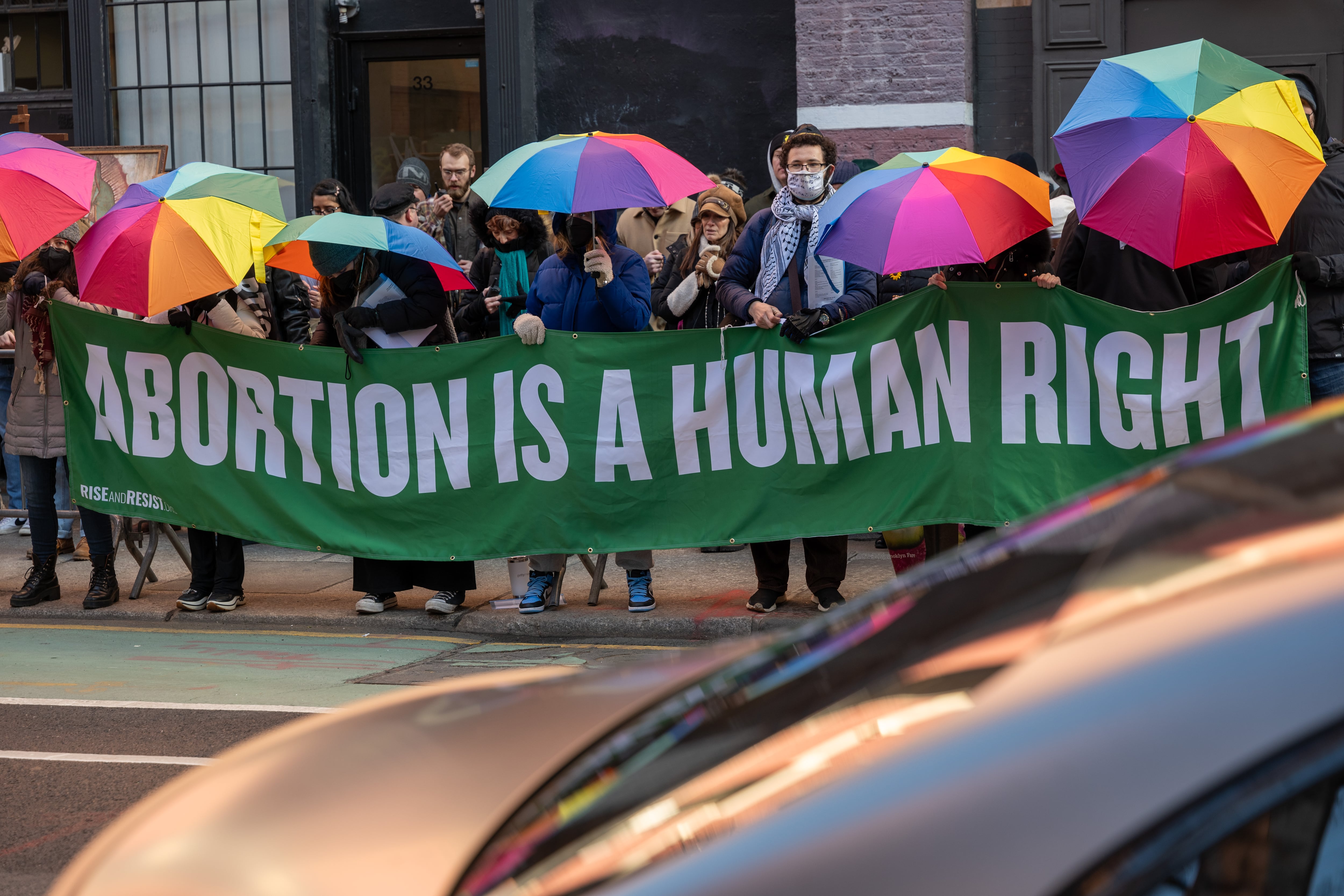 Imagen de archivo de una protesta a favor del aborto en Nueva York